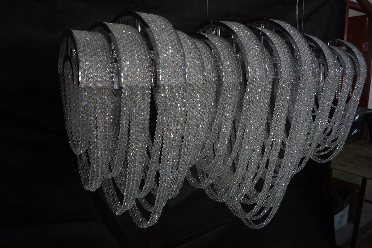 Luxury Custom-Made Crystal Chain Chandelier(KA11611)