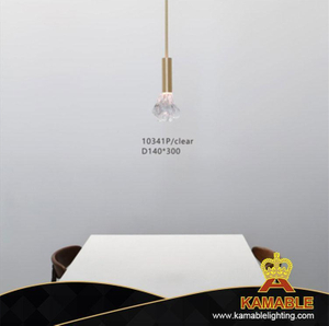 Modern Design Dining Room Glass Pendant Lamp(KA10341P/clear)