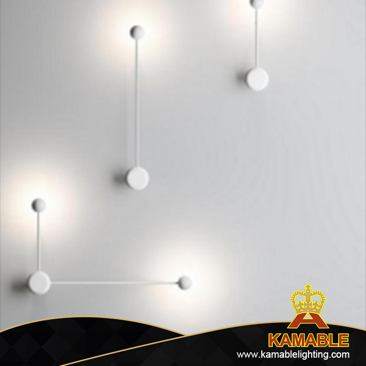 Unique Glamorous Wonderful Black Aluminum Steel Wall Lamp (KA9956) 