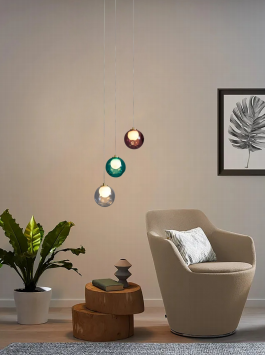 Decorative Villa Glass Ball Special Design Pendant Light (KA1310S-1)