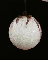 Fantasy Purple Jade Villa Glass Ball Pendant Lamp (KA1307S-R26)