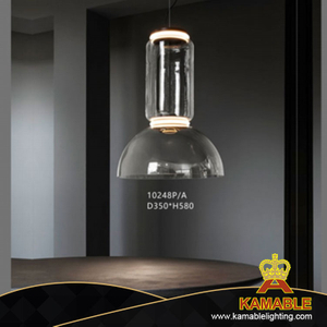 Clear Modern Glass Dining Room Pendant Lamp (KA10248P/A)