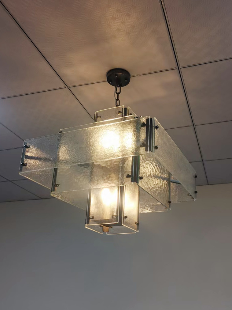 Home Modern Square Glass Pendant Lamp(KA1714) 
