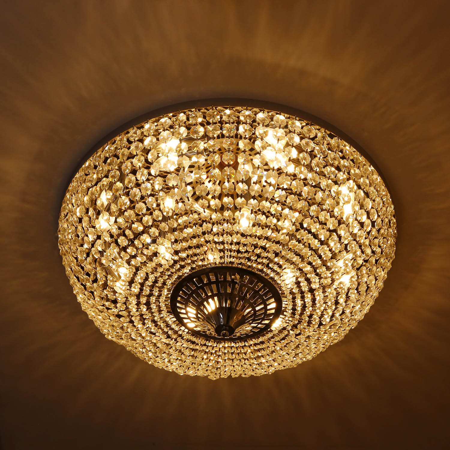 Round Shape Luxurious Design Crystal Hotel Lobby Chandelier(KA518-C)