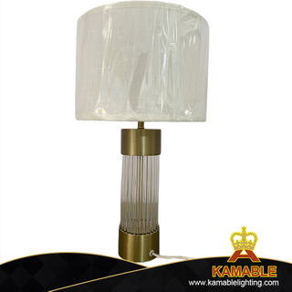 Hotel Modern Style Elegant Fashion Crystal Glass Fabric Table Light (KIZ-60T)