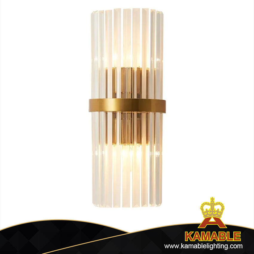 Fancy Classical Design Crystal Glass Metal Wall Light in Villa (KIZ-65W)