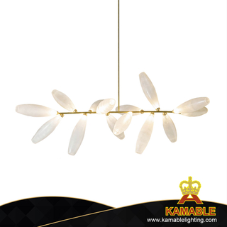 Modern Multi Glass Iron Branch Pendant Light in Dining Room (KIA-21P)