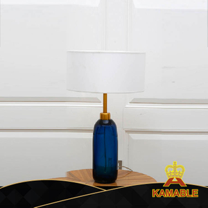 Elegant Decorative Style Hotel Blue Glass Table Lamp(KA532-T)