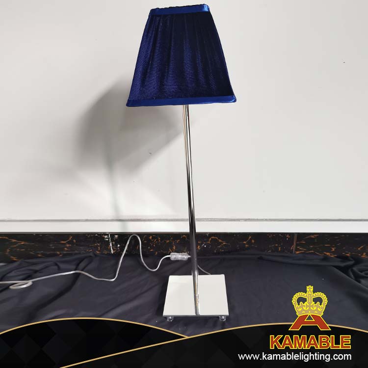 Hotel guestroom decorative fabric floor lamp (KAF01-P&B)