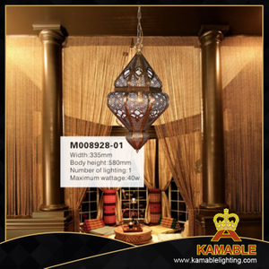 Luxury Decorative Arabic Style Brass Pendant Light (M008928-01)