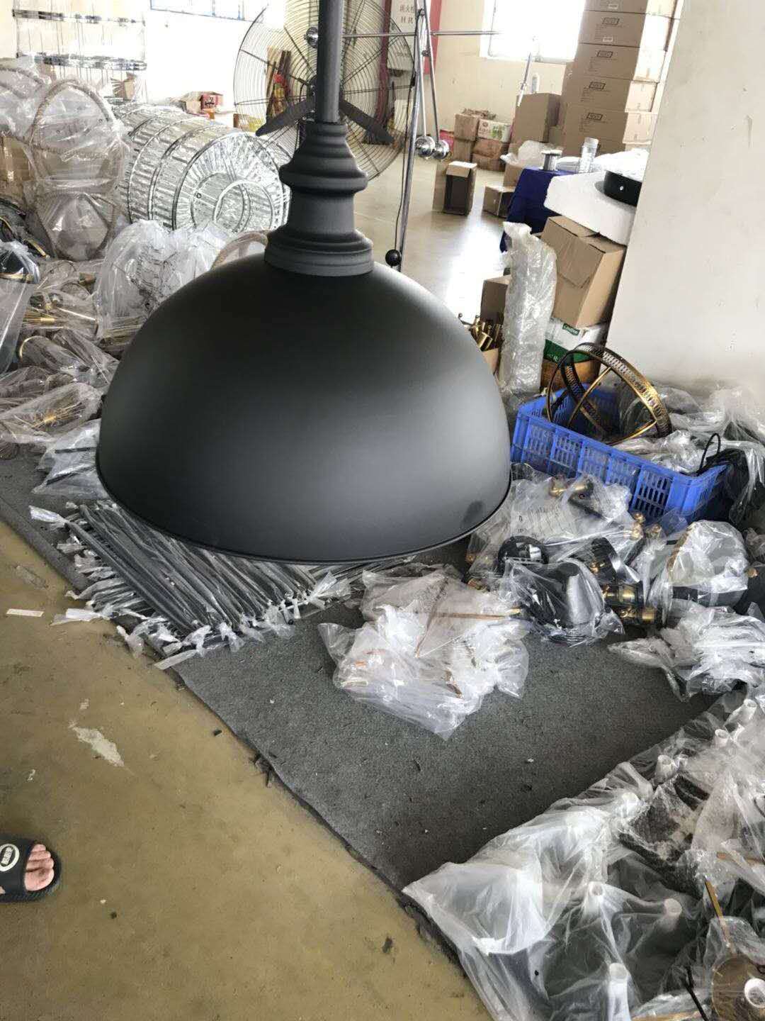Black Steel Home Decorative Industrial Pendant Lamp (UC415)