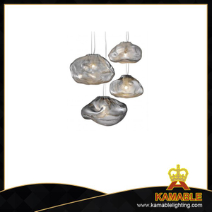 Hotel Lobby Decorative Elegant Glass Chandelier Lighting (9869P)