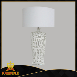 Hotel Project Ceramic Crystal White Table Lamp (KADXT-775872)