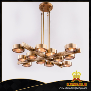 Indoor Lights Hotel Brass Decorative Pendant Light (PD10371-950)