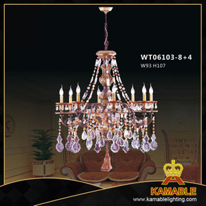 Hotel Brass with Crystal Classical Pendant Chandelier(WD06103-8+4)