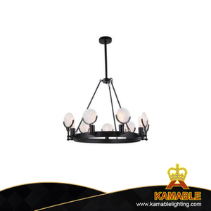 Black iron interior decorative industrial pendant lights(KAUR910-9)