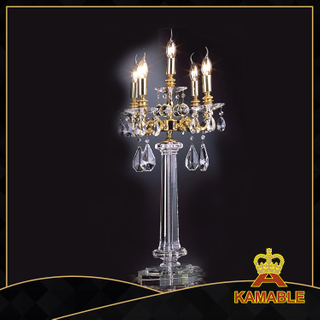 Modern Design Decorative Candle Crystal Table Lamp (67004)