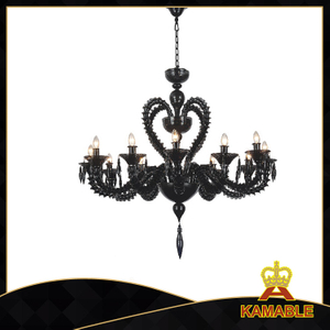 Hanging Pendant Clear Glass Murano Chandelier(80101-12)