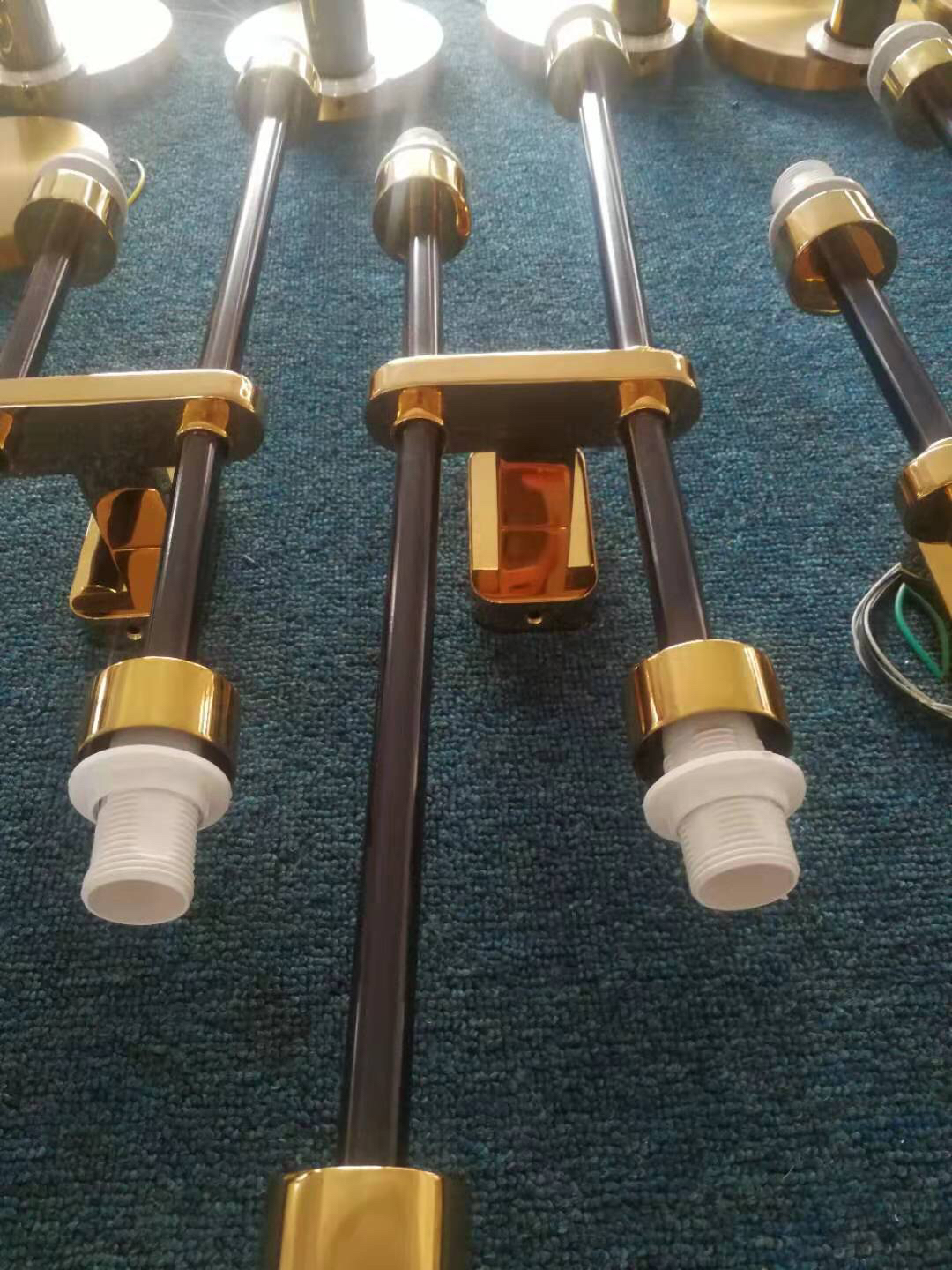 Villa Decorative Brass Plating Glass Wall Lamp (LTG-13)