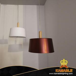 Modern Aluminum Wine Red Shade Pendant Lamp (KA804A/M)