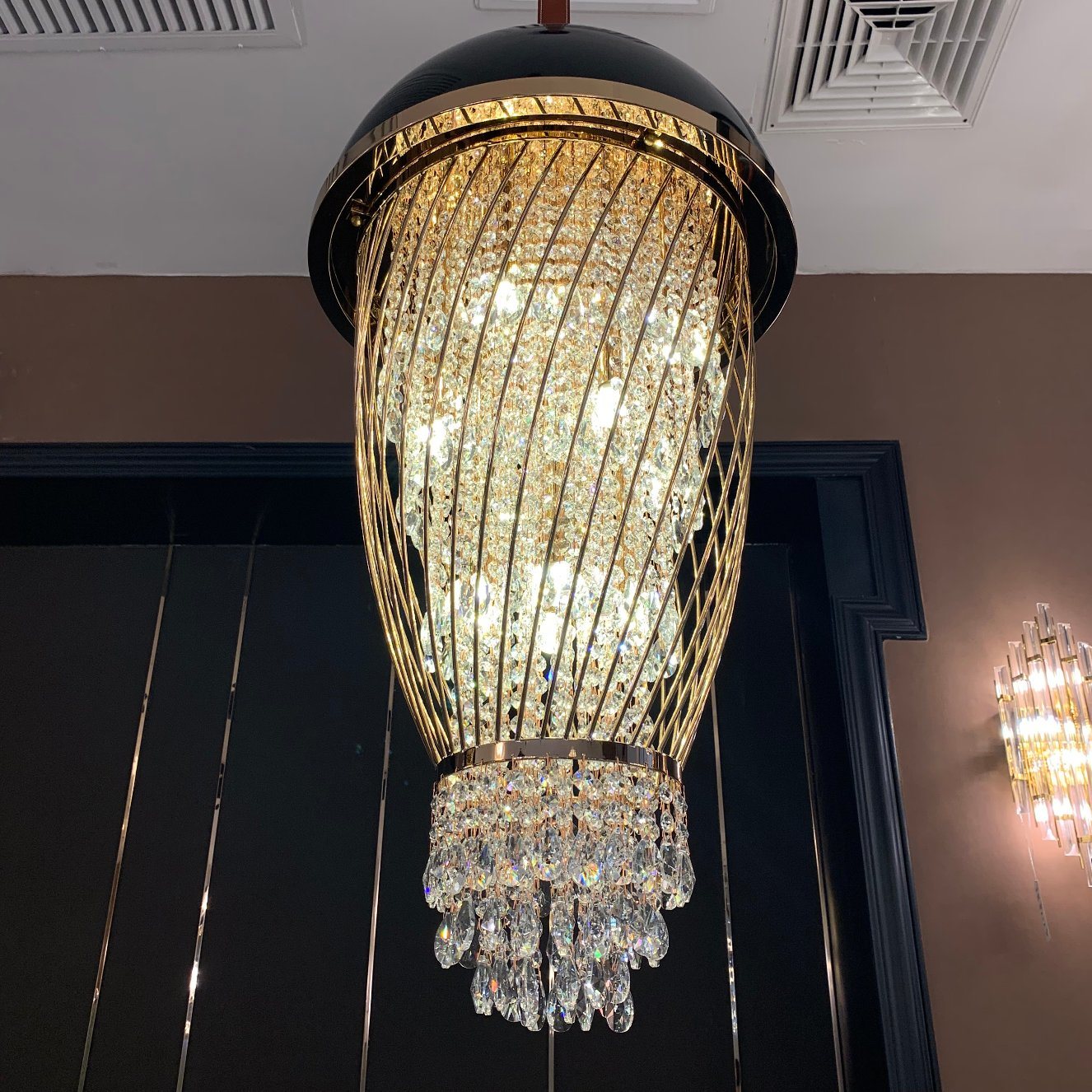Modern Dining Room Decoration Crystal Pendant Lamp (KAPD8031-12)