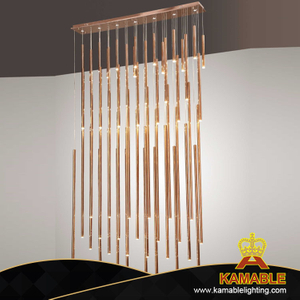 Modern Metal Hotel Lobby Rose Gold Pendant Lighting (MD1302B-54)