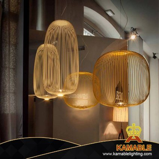 Chinese Style Bamboo Decoration Pendant Lamp (KAMM013)