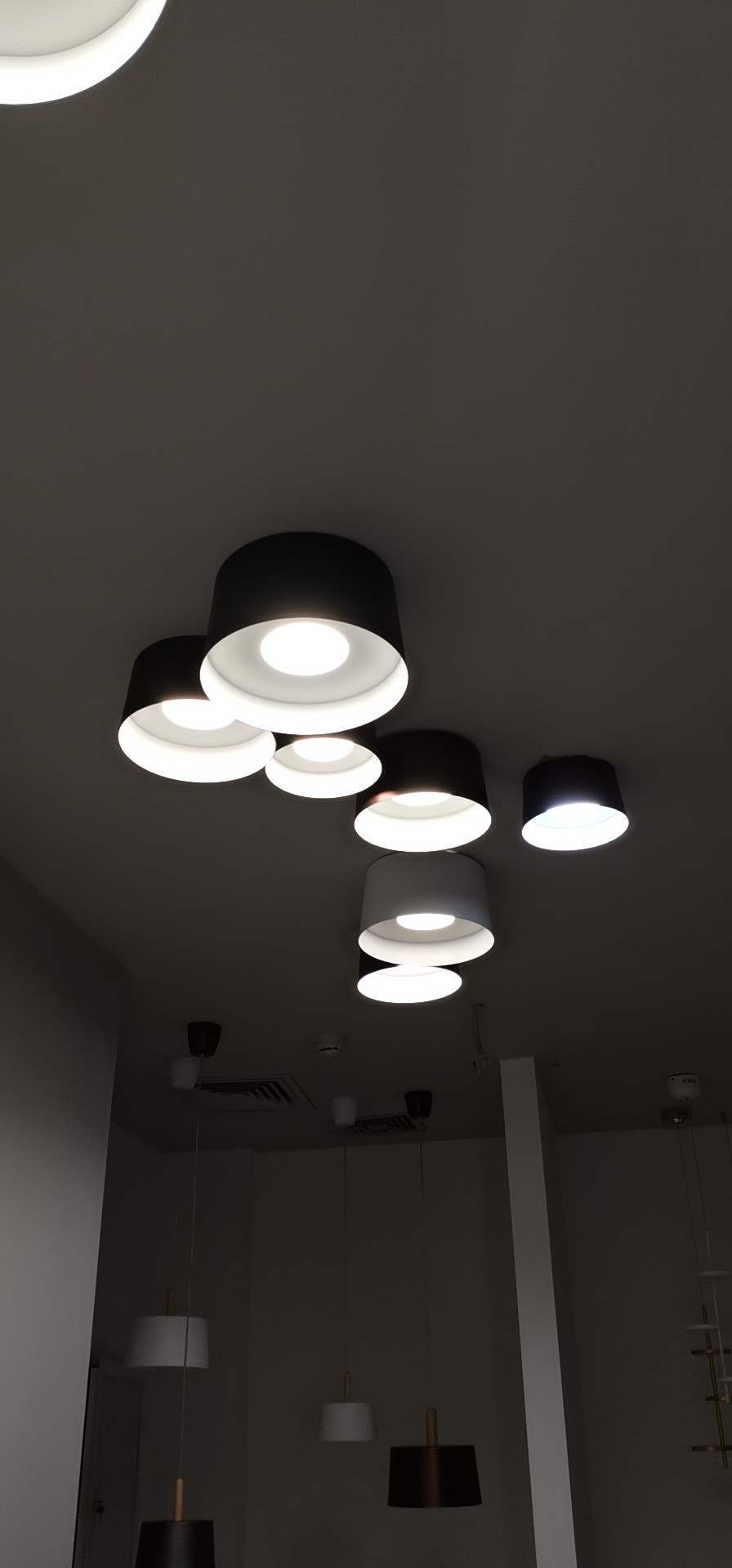 Living Room New LED Black Ceiling Light (KA804B/M)
