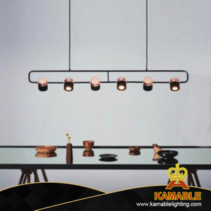 Family vintage acrylic chandelier pendant lamp (KA9926P/6 BK)