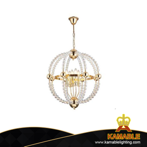 Modern Hanging Glass Bead Pendant Light(KAUR820)