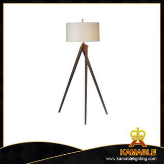 Artistic Wooden with Fabric Shade Floor Lamps (F712)