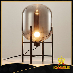 Contracted Style Smoky Original Table Lamp (GD18T002P)