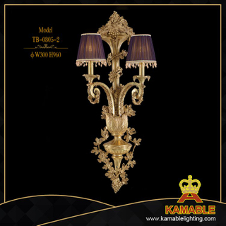 Luxury Lobby Brass Decorative Wall Lamp (TB-0805-2)
