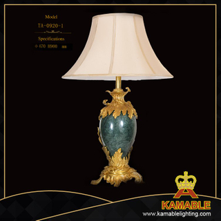 Traditional hotel guest room decoration ceramic table lamp (TA-0920-1)