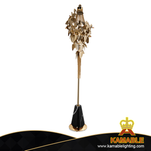 Modern Decoration Marble Base Brass Floor Lighting (KAF9952)