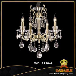 Classical Style Home Brass Crystal Chandelier(WD1130-4)
