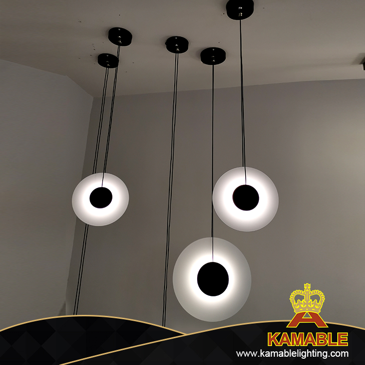 New Design Office Decorative Modern Simple Project Lighting LED Acrylic Pendant Lamp (KHP811)