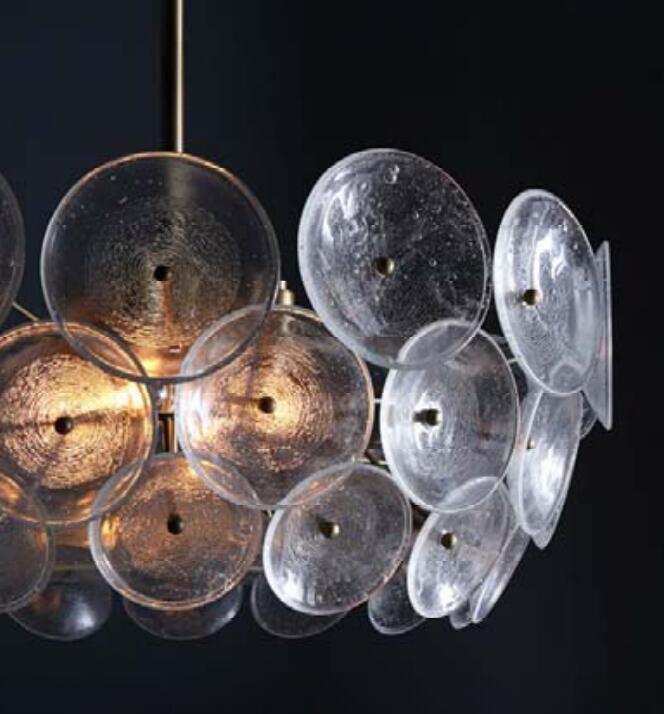Clear Glass Pendant Lamp for Home Decorative (KPL1813)