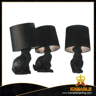 Fancy Decoration Rabbit Resin Table Lamp (1014T)